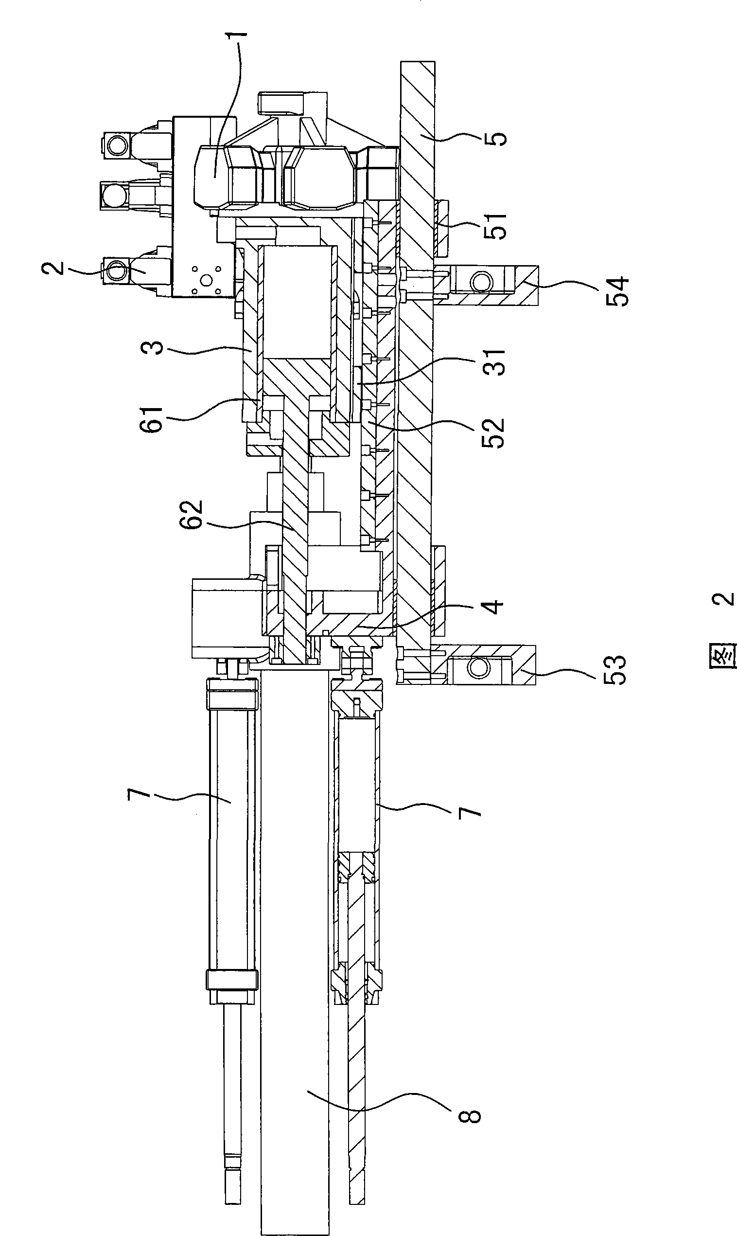Injection mechanism of injection machine