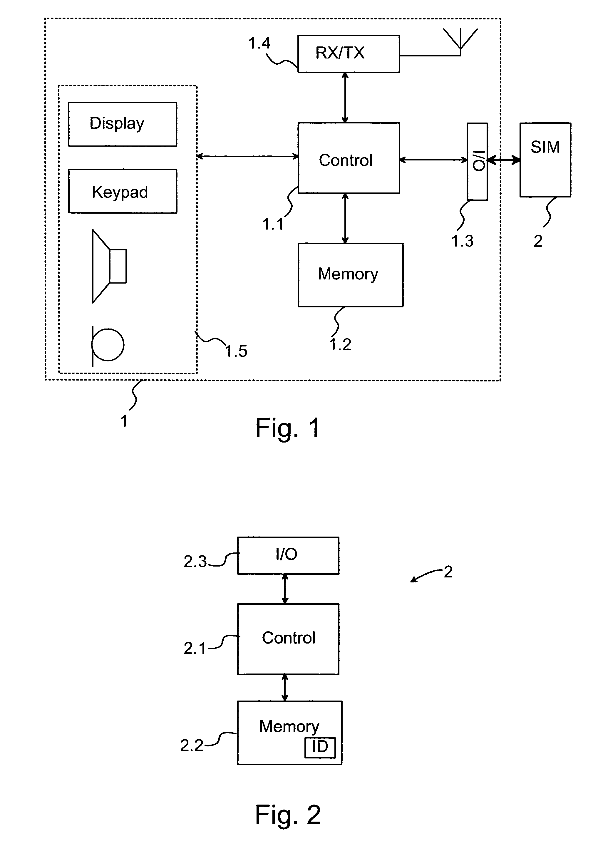 Storing of data in a device