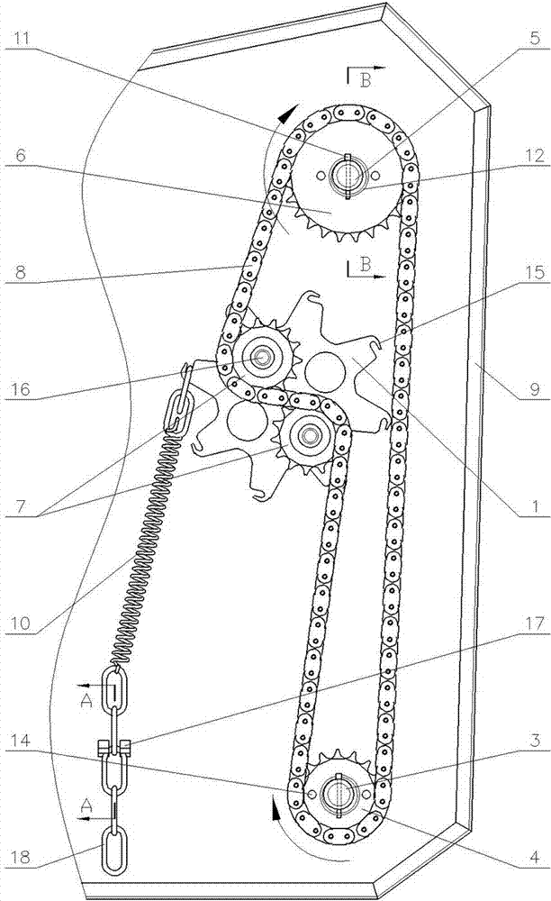 Device for adjusting plant spacing of potato seeder