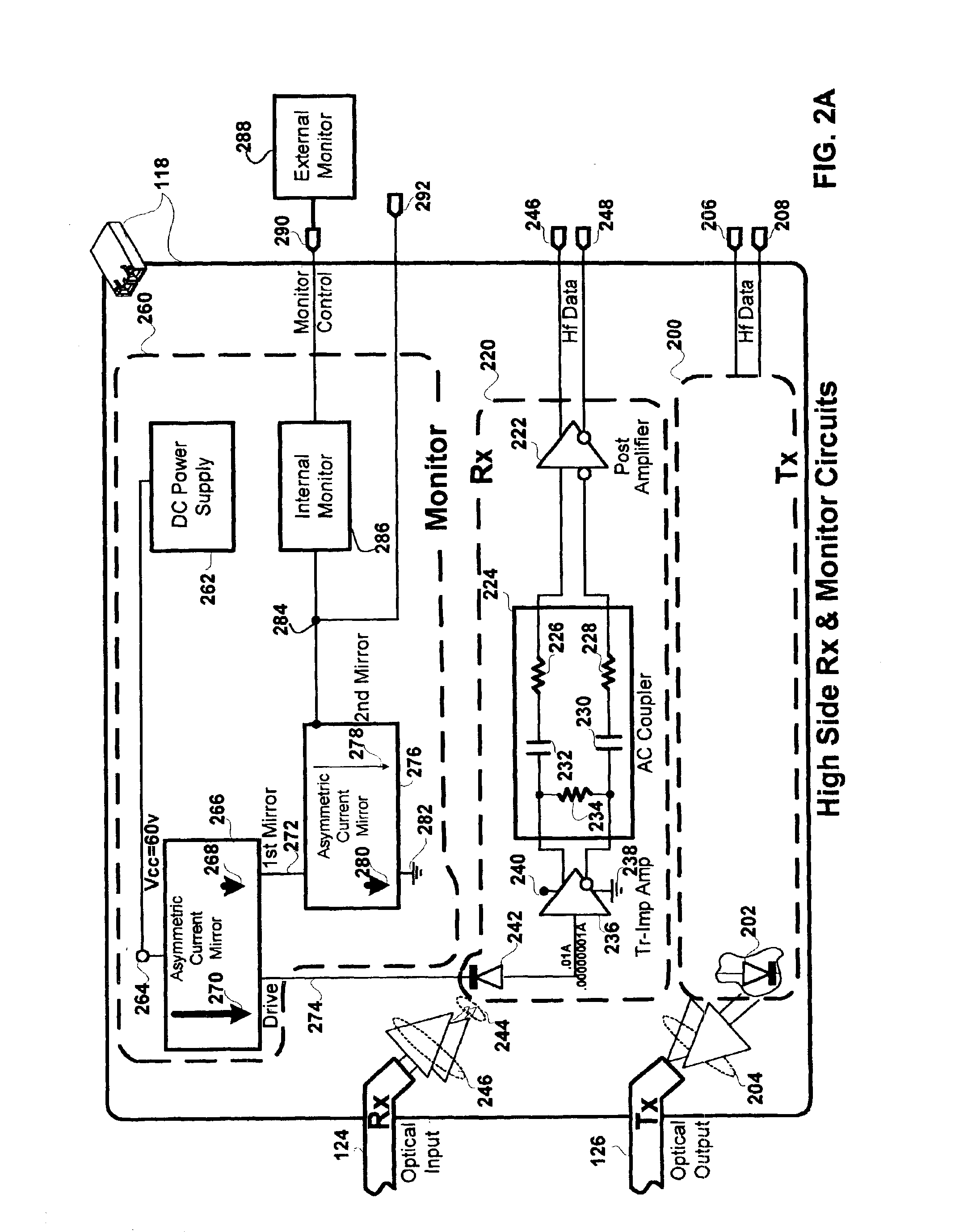 Method and apparatus for monitoring a photo-detector