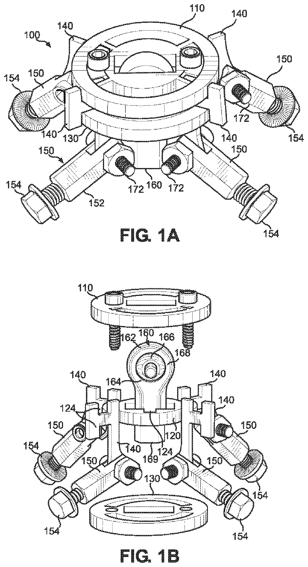 Articulated joint mechanism for cable-based and tensegrity structures