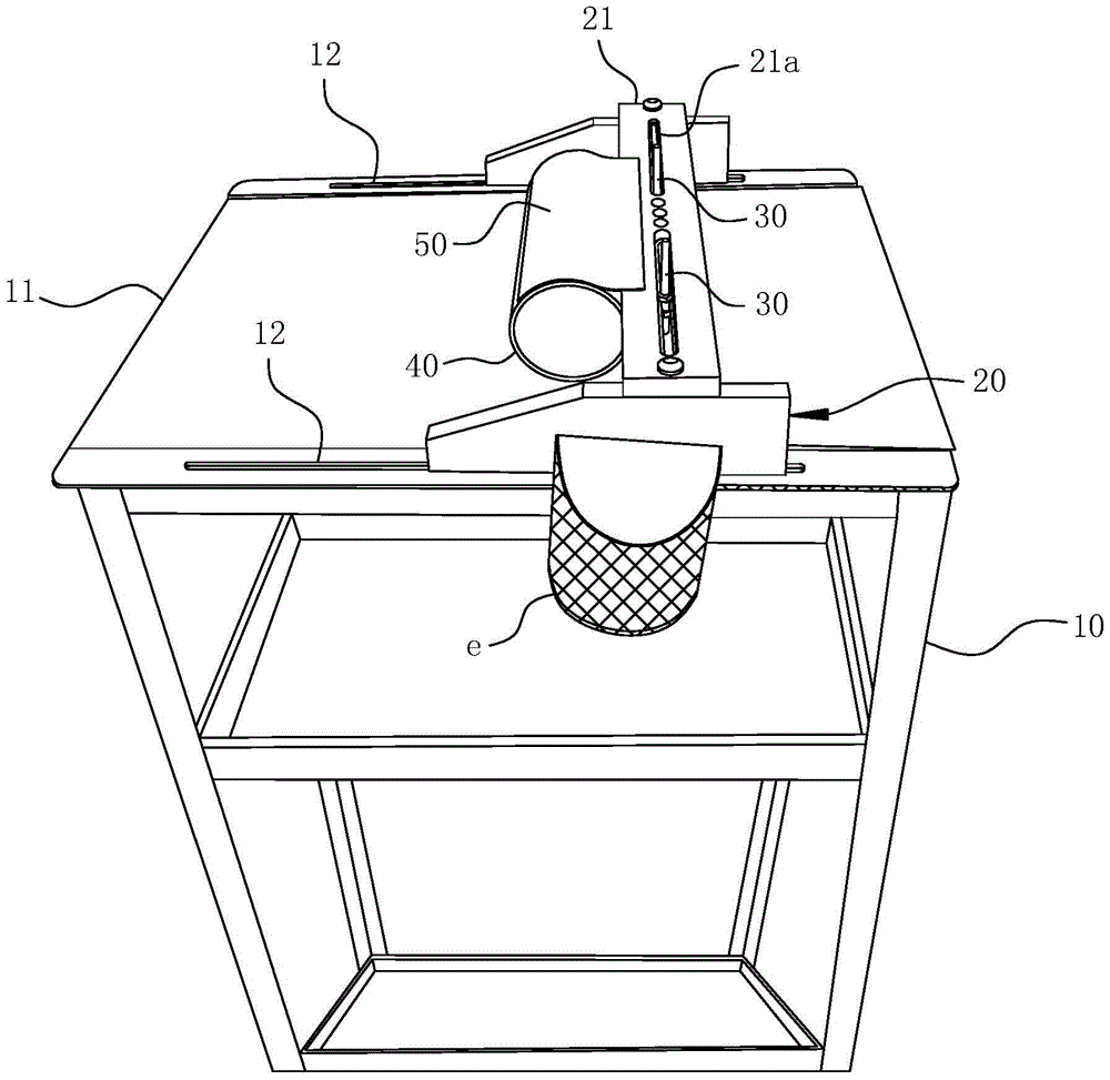 Fast-loading bag sorting workbench with snap-in buckle