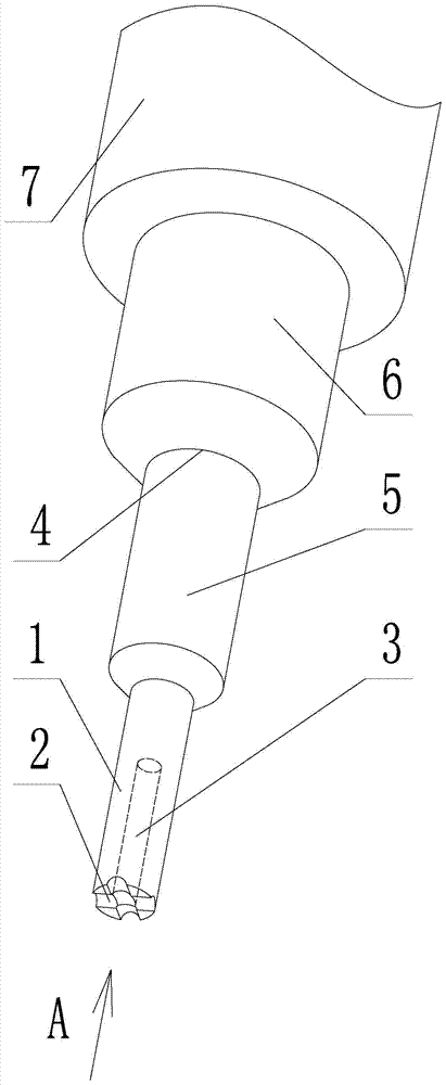 Diamond micro-drilling grinding tool