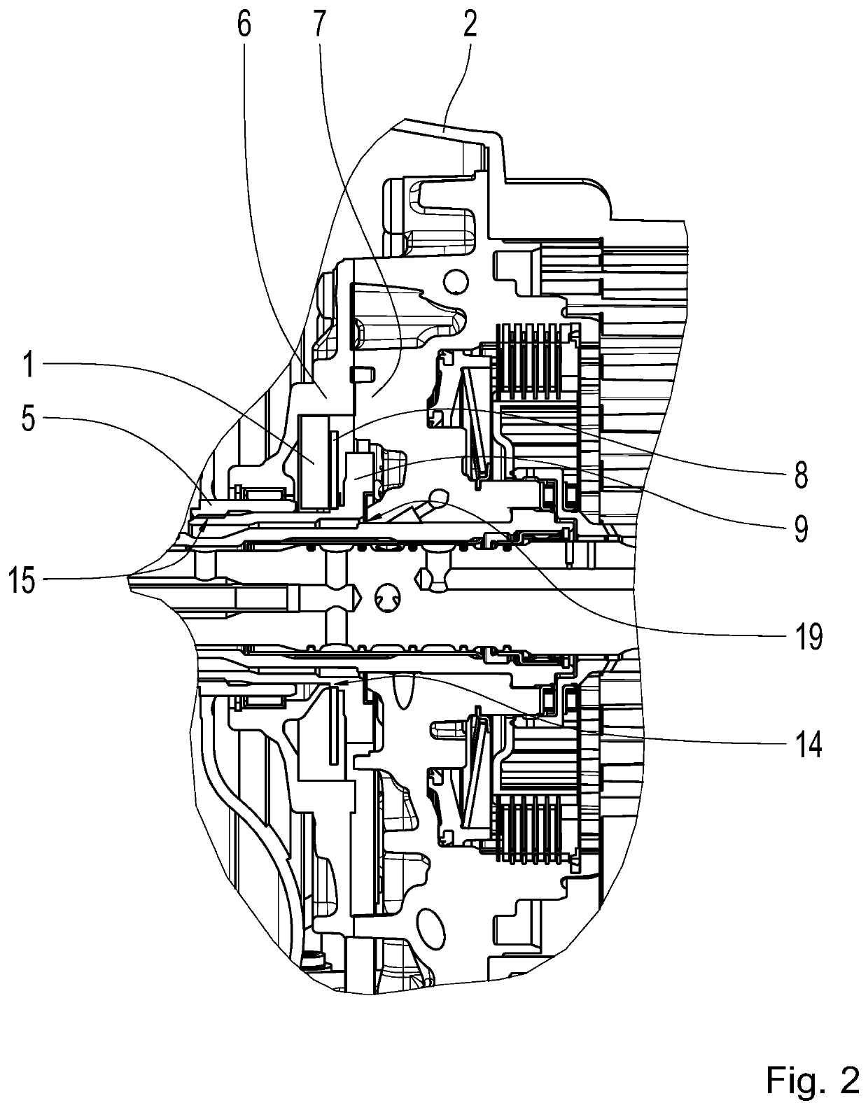 Arrangement of a Rotor Position Sensor