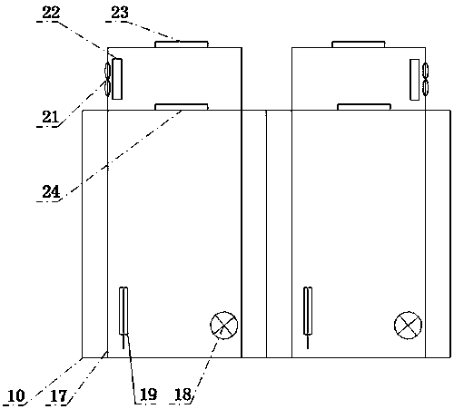 Tea display cabinet and working method thereof