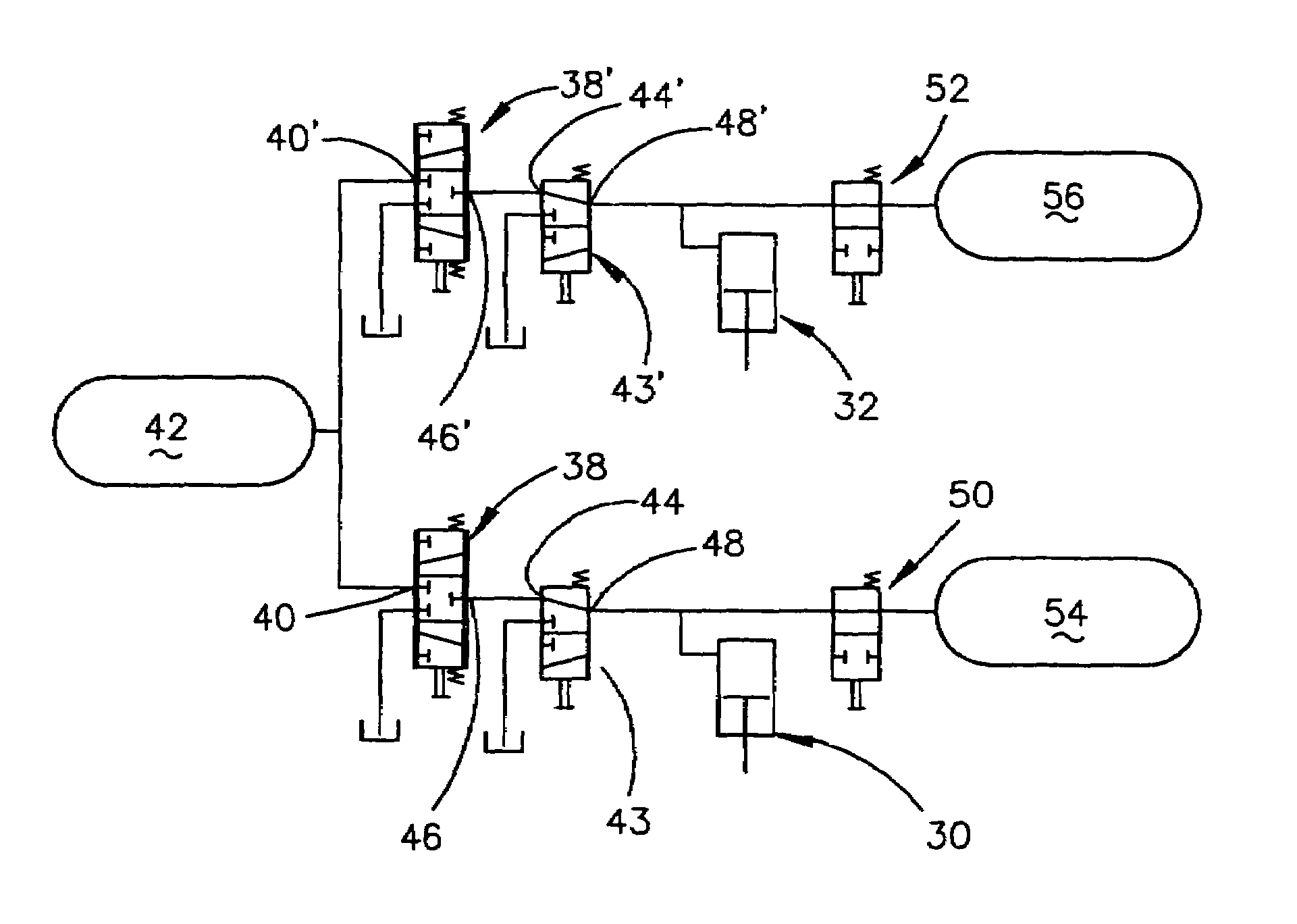 Air suspension system for a vehicle