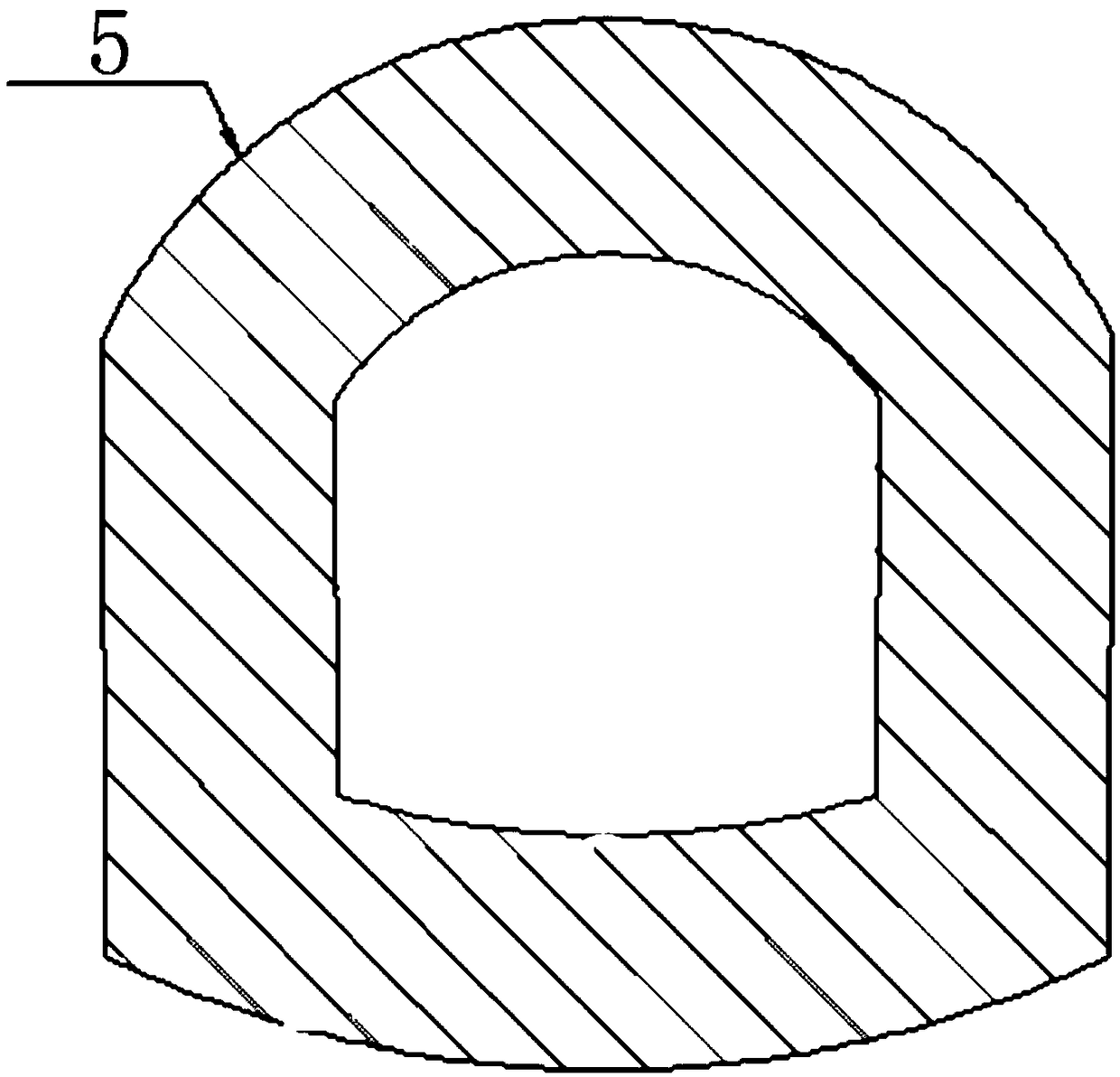 Cup-type pre-grouting reinforcing method for full-section curtain grouting