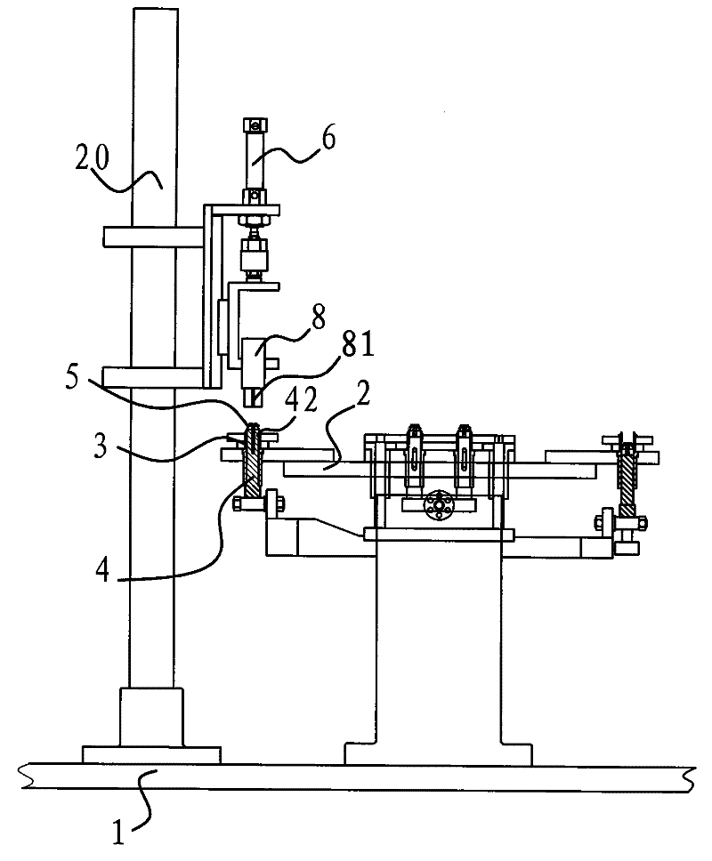 Support ring of needle-stand sealing ring assembling device of safe self-destruction injection syringe