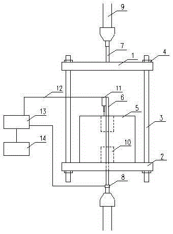 Device for testing bond performance of reinforcing steel bar and concrete through drawing and testing method