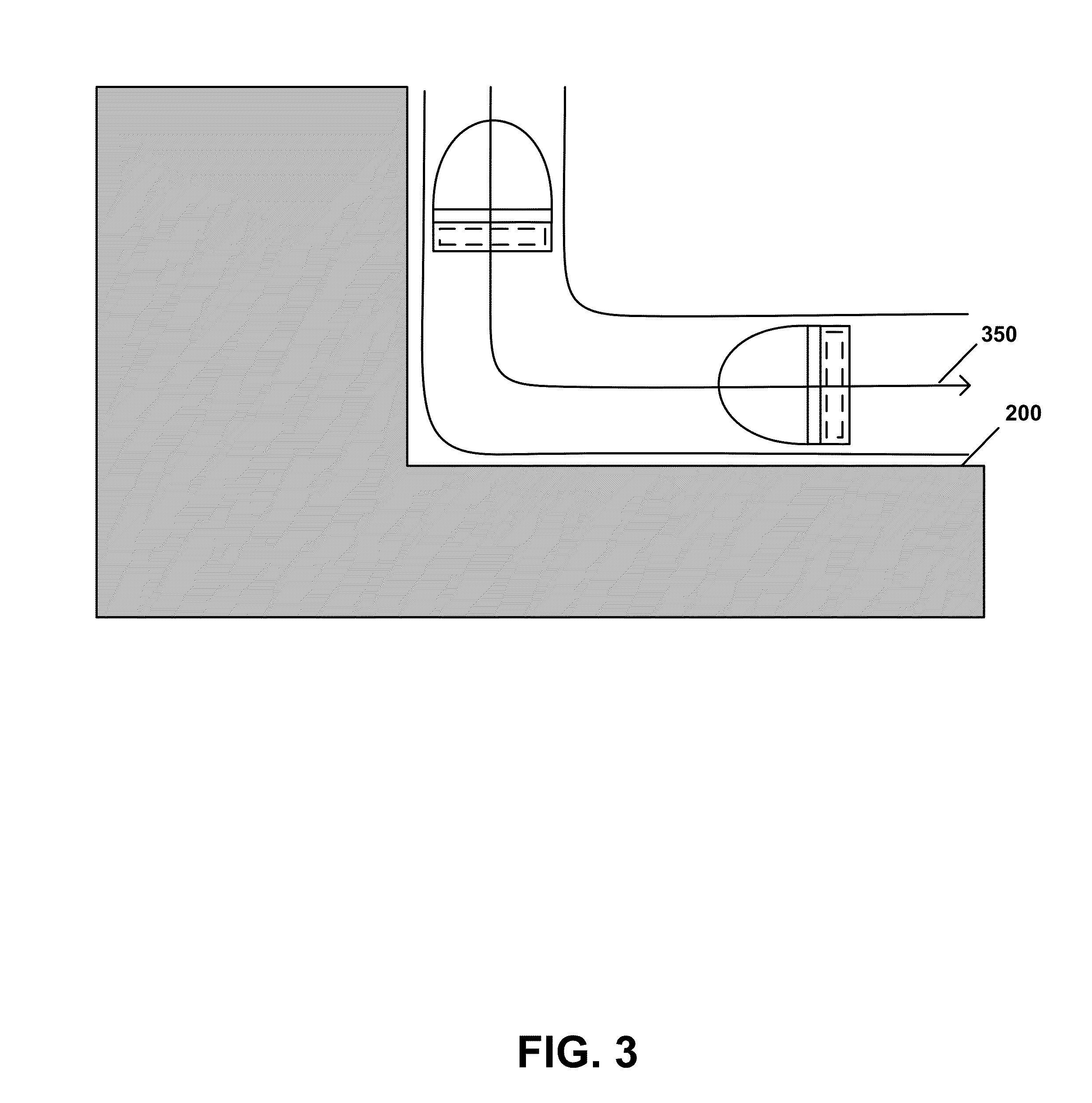 Method and apparatus for traversing corners of a floored area with a robotic surface treatment apparatus