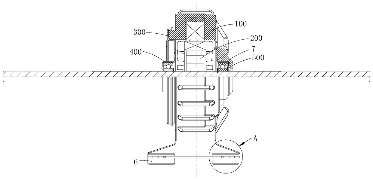 Plastic coil motor