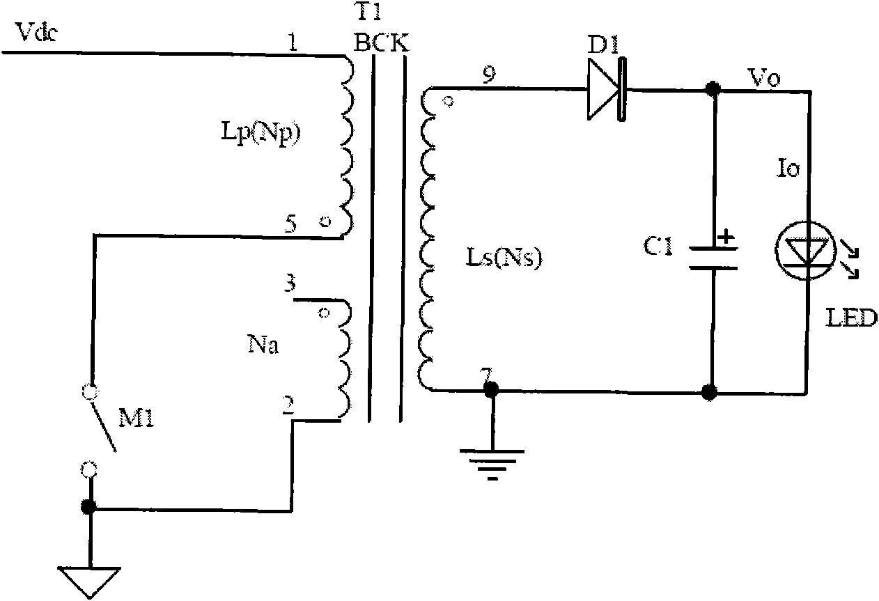 Constant-current control circuit for isolated switching power supply