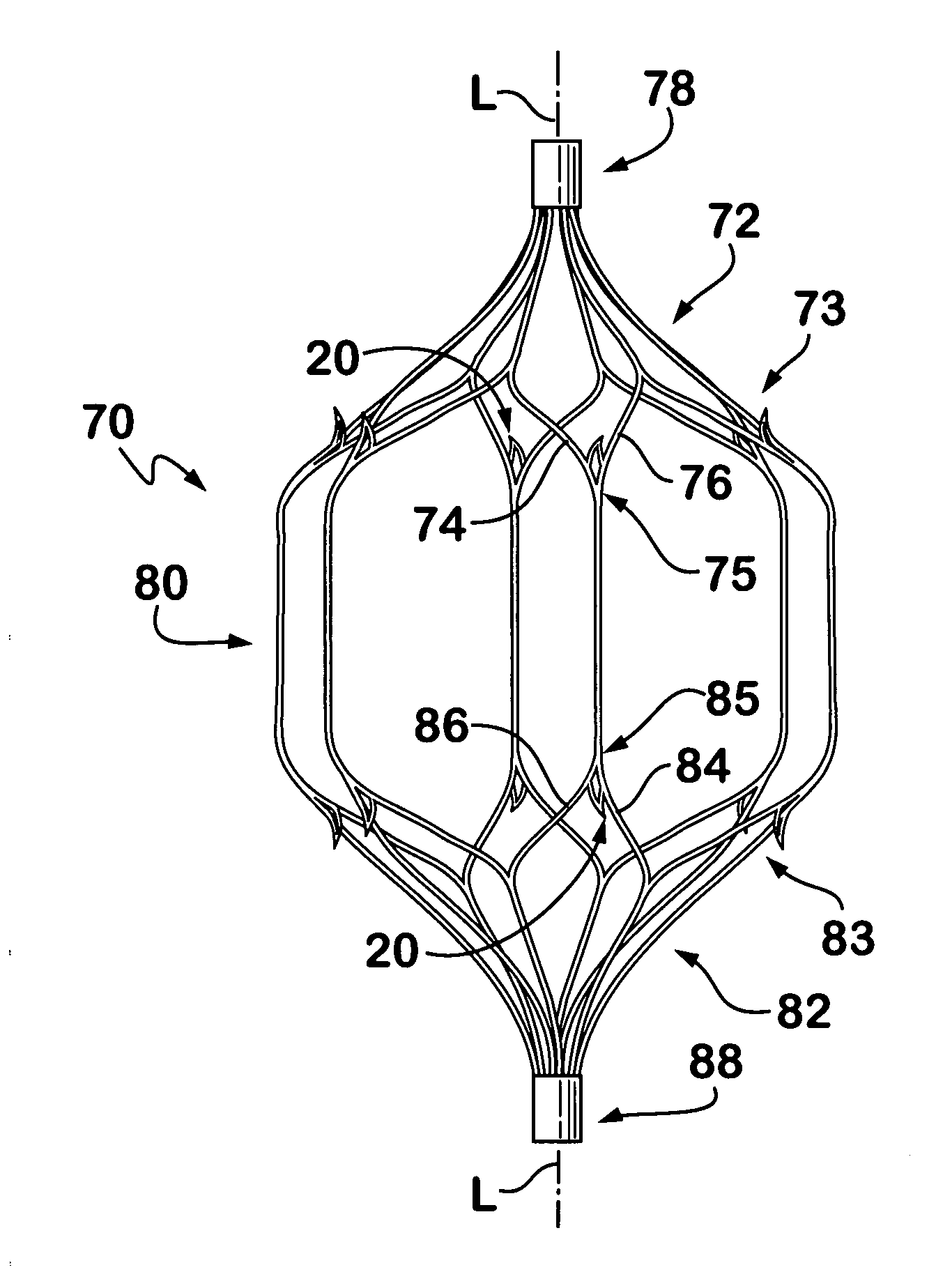 Ivc filter with translating hooks