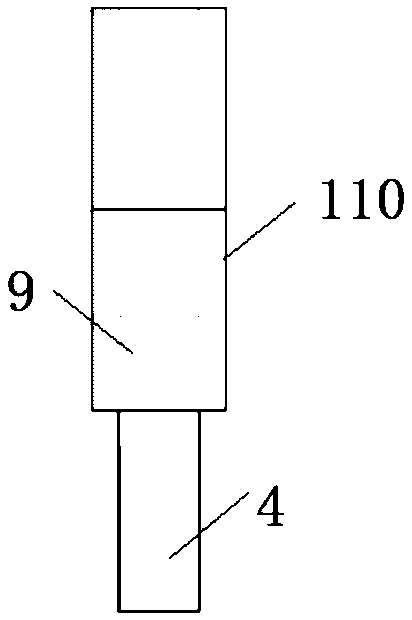 Bearing-platform-free UHPC pile and column integrated structure and construction method thereof