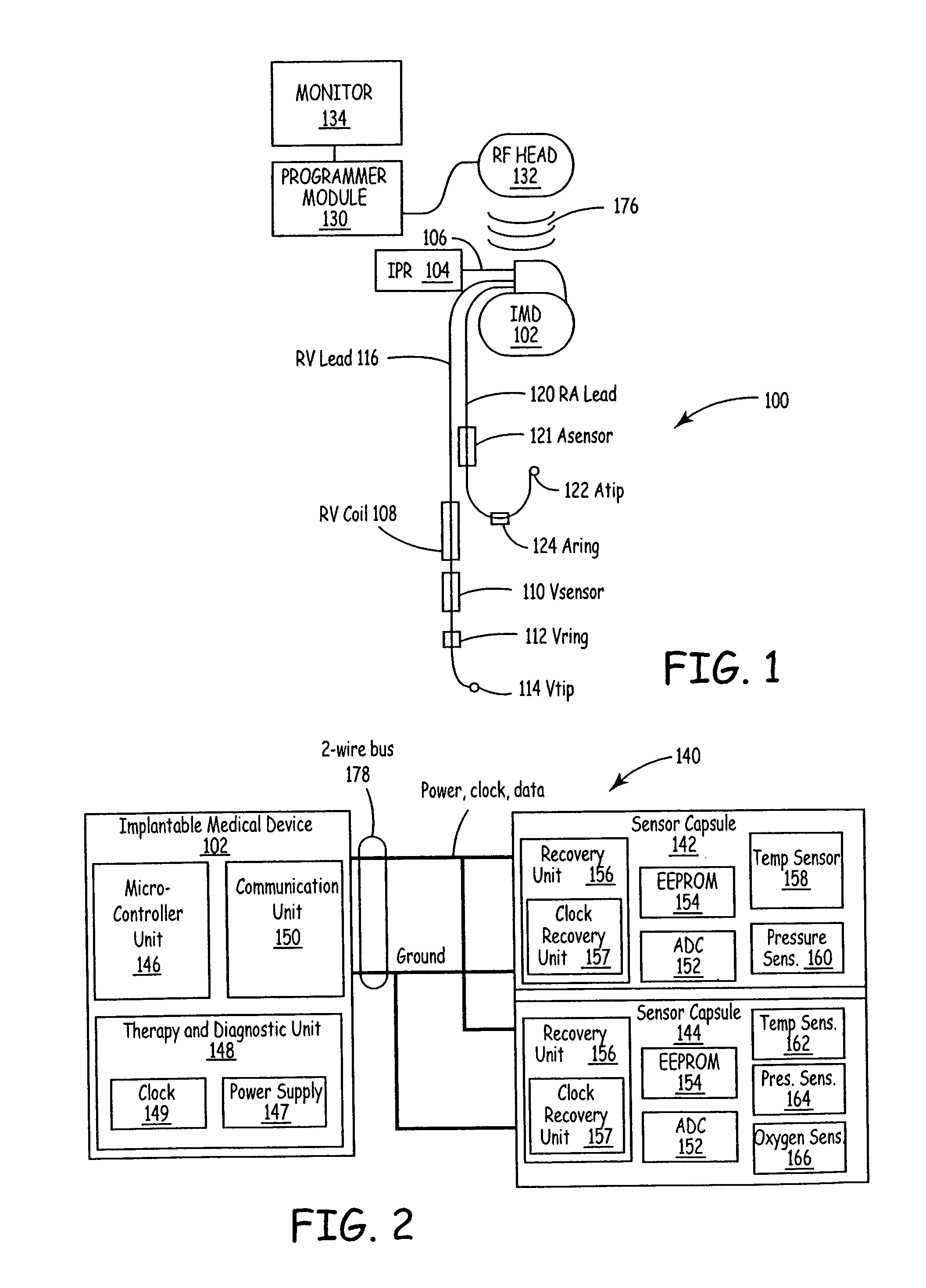 Implantable medical device communication system with pulsed power biasing