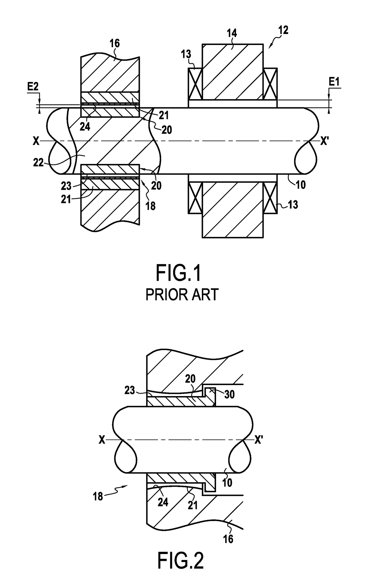 Auxiliary bearing for magnetically suspended rotor system
