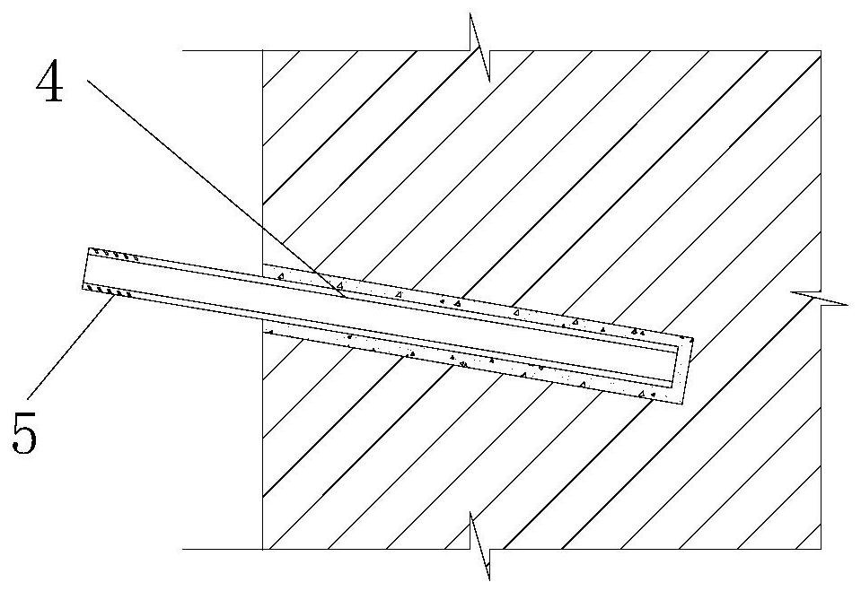 Microbial grouting anchoring method and anchoring structure for cavity grouting