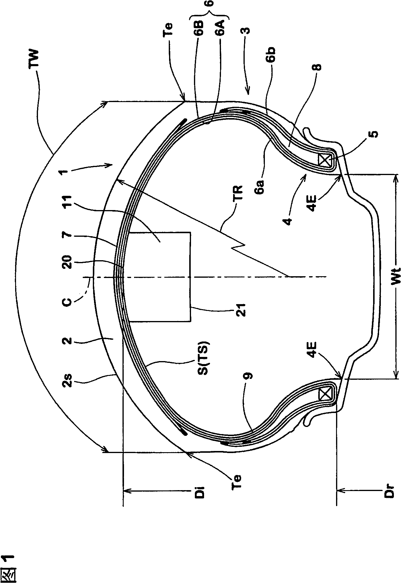 Low noise tire