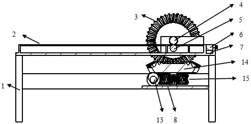 A cotton web cutting device