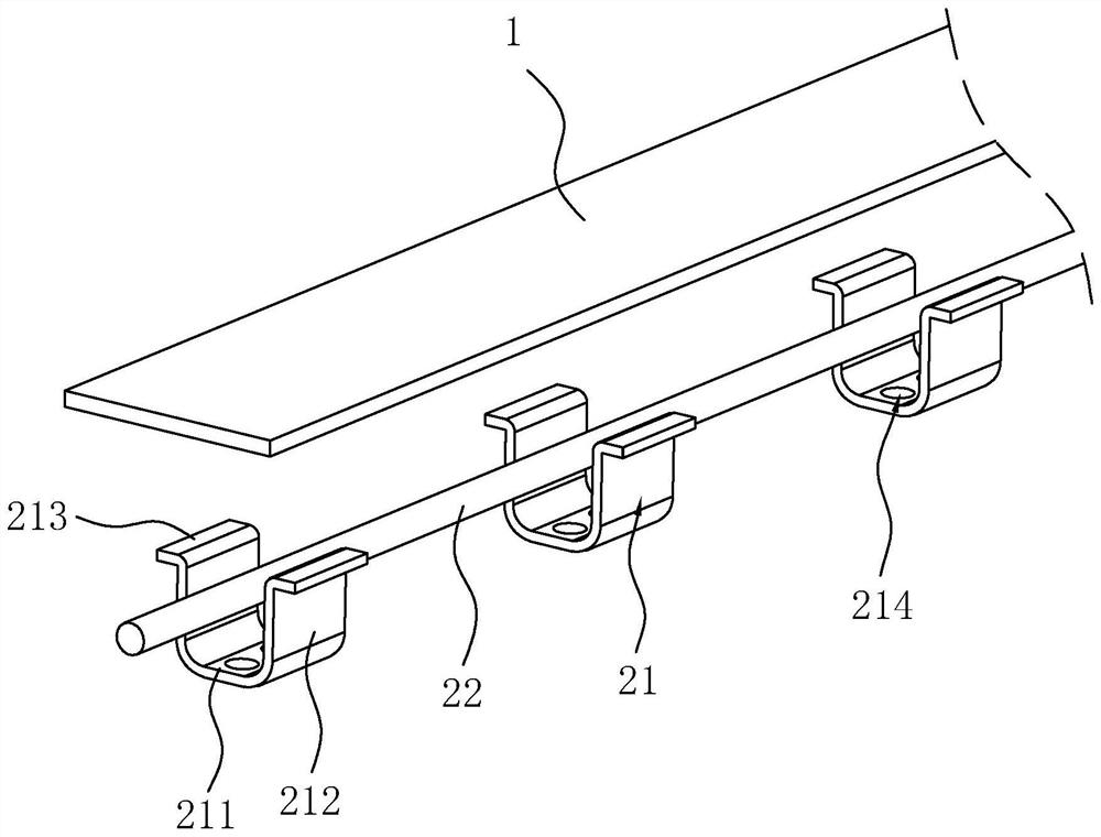 Highway tunnel jet fan supporting structure bearing capacity detection device and method