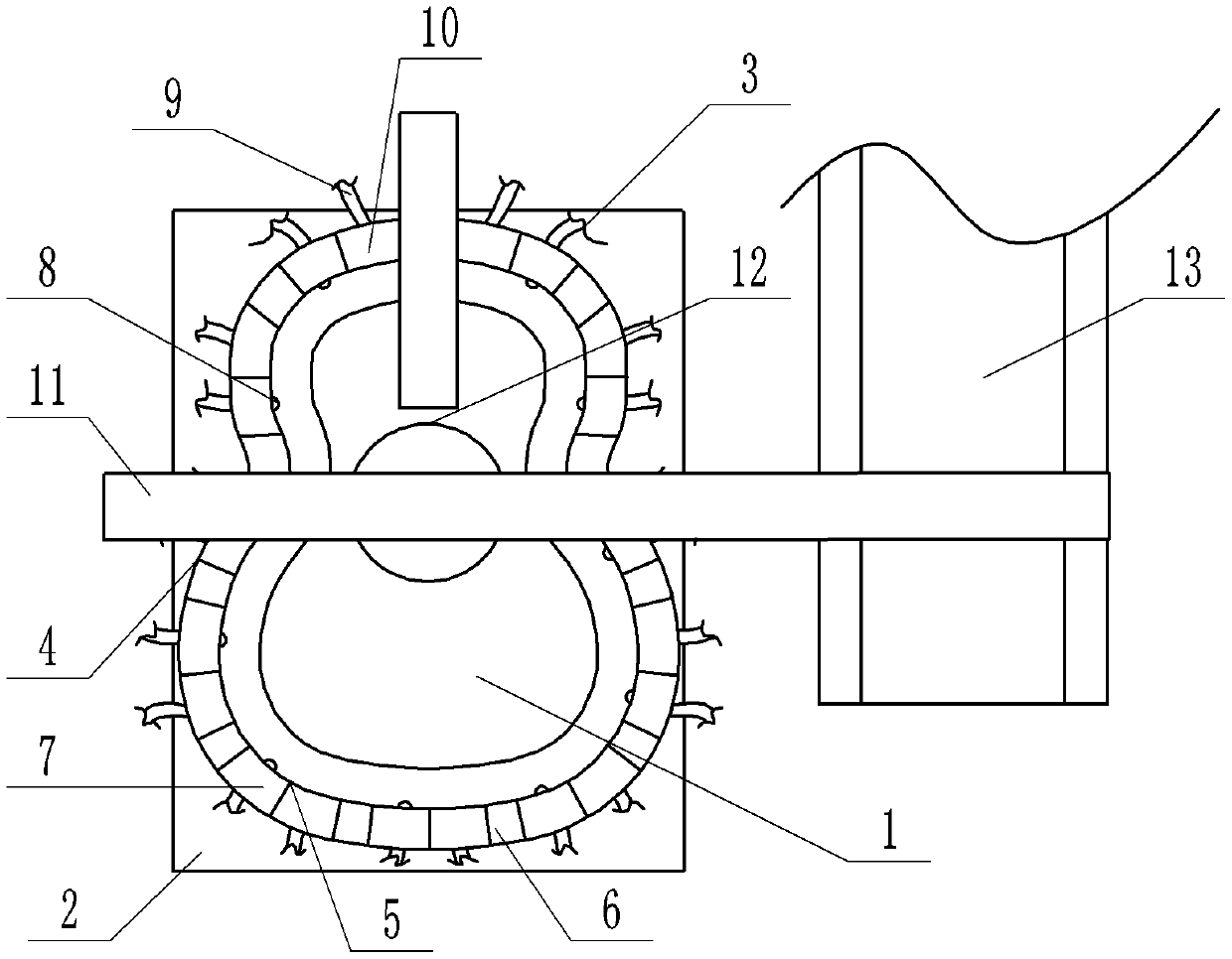 Guitar side painting device