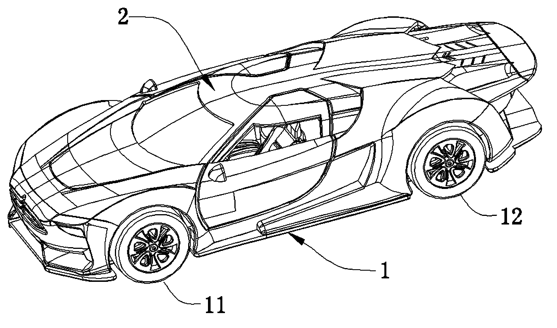 Multifunctional toy vehicle