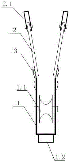 Power transmission line channel crossing protection mechanism