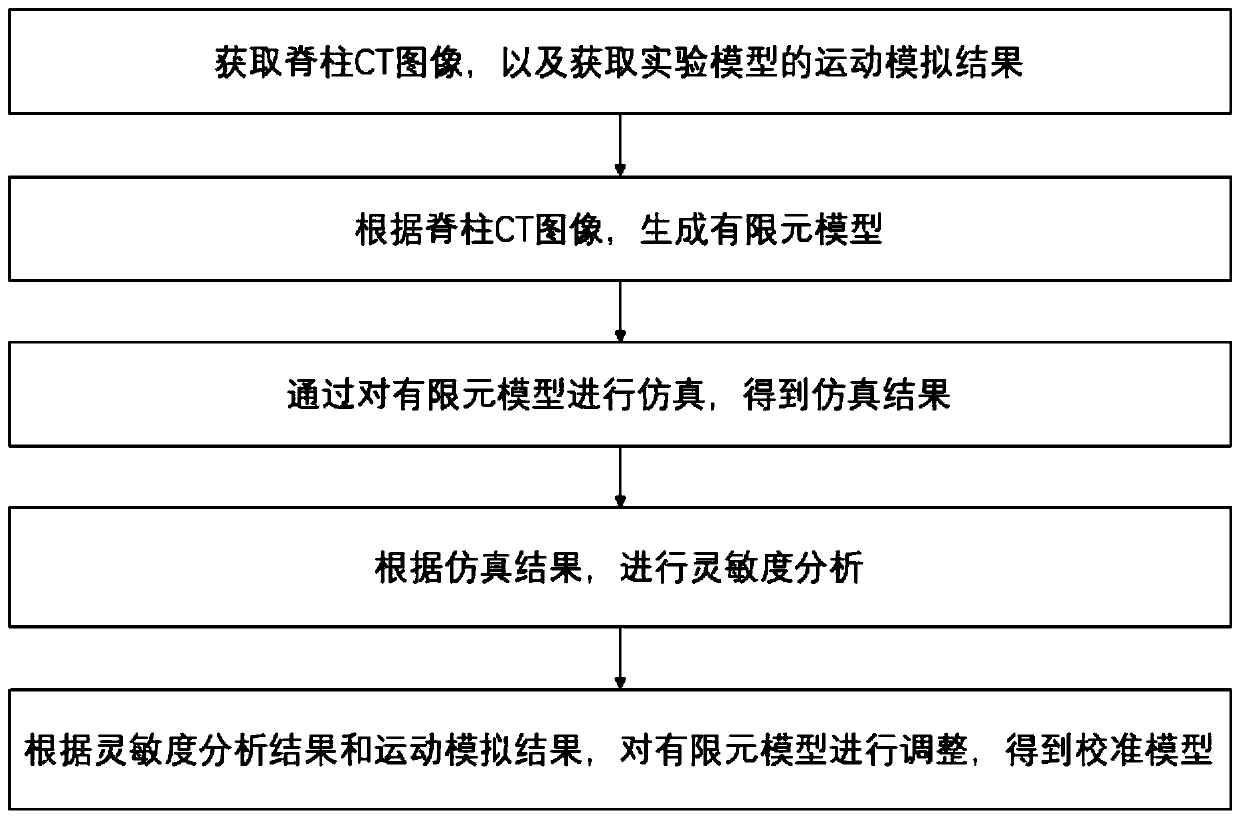 Spine model construction method and device and storage medium