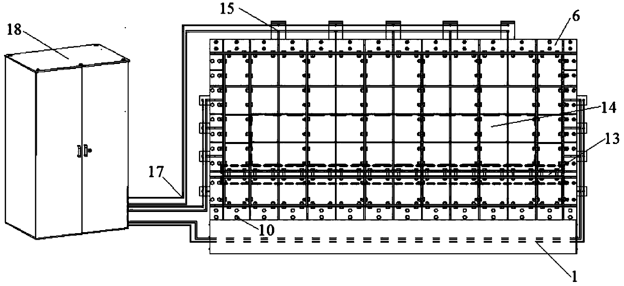 Coal-pillar-free self-roadway-forming automatic mining model test device and method