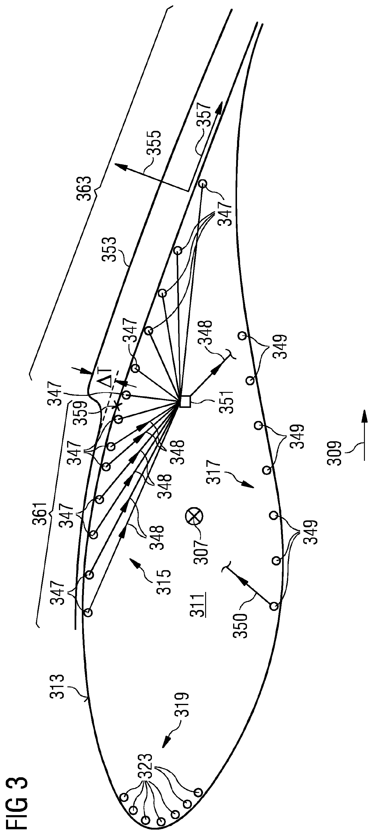 Determining air flow characteristic