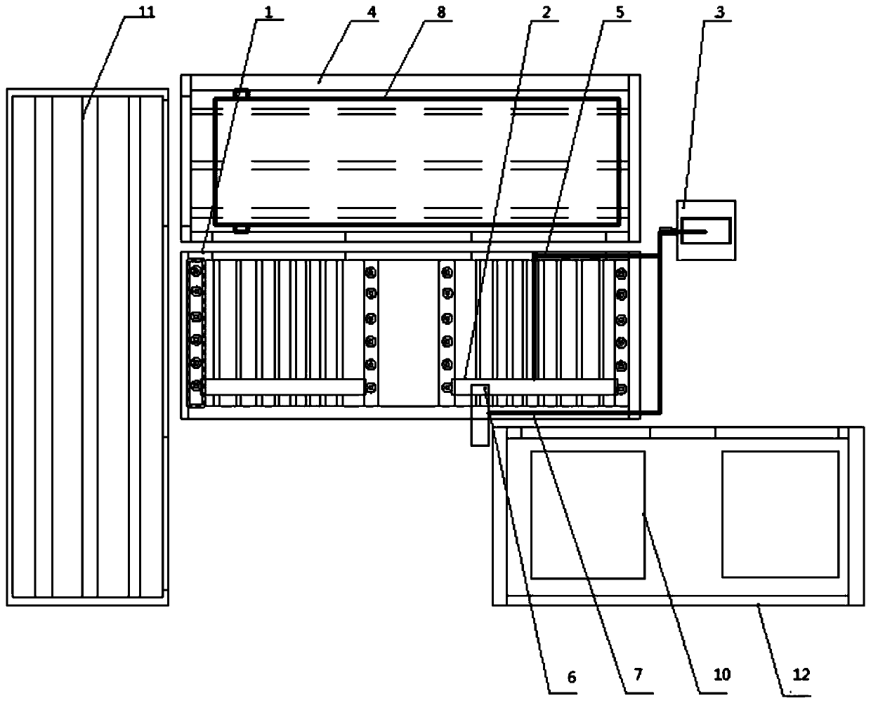 Unpowered loading shelf