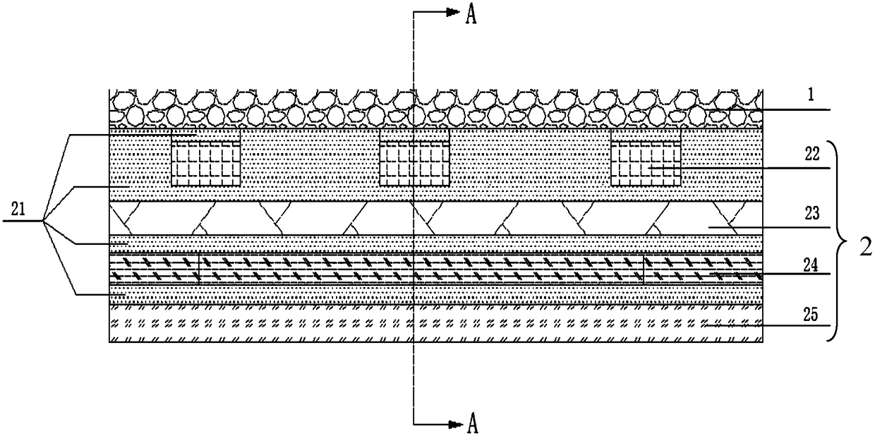 A structure of roof wall decoration layer