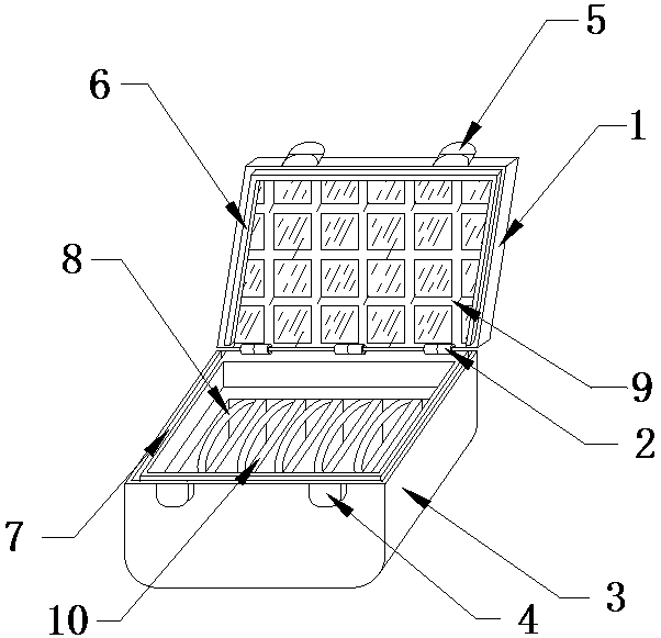 Storage box with protecting function for small bearing bush