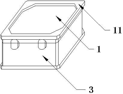 Storage box with protecting function for small bearing bush