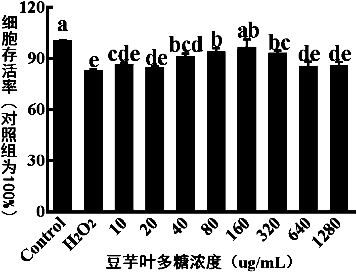 Antioxidant application of apios Americana medikus leaf polysaccharides