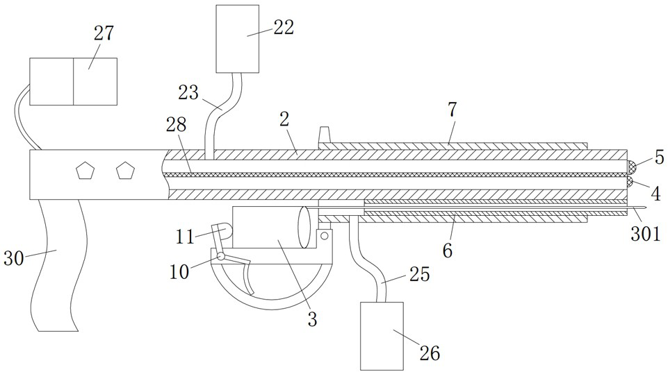 Multi-visual transurethral prostate needle biopsy system and use method thereof