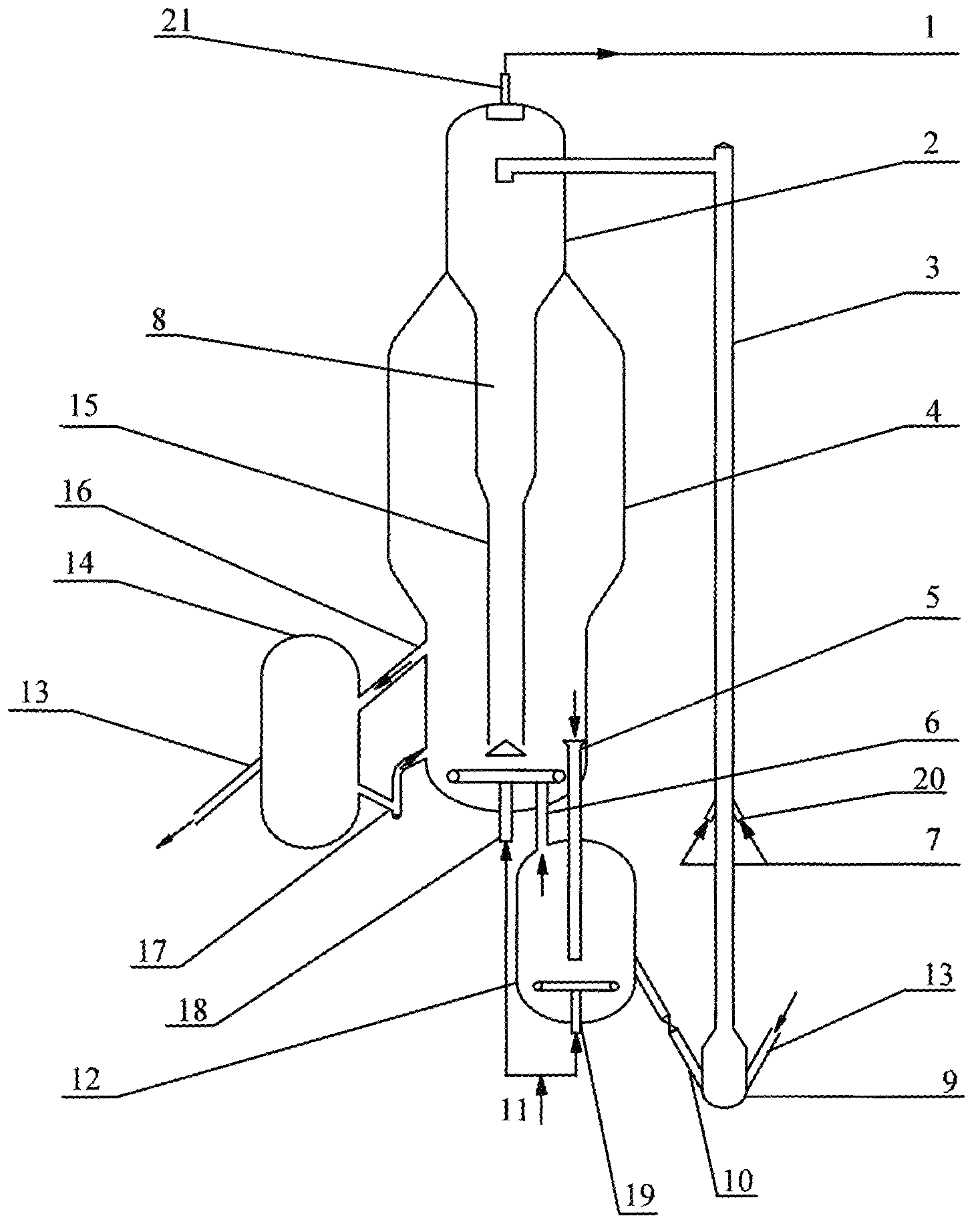 Catalytic cracking technology and device