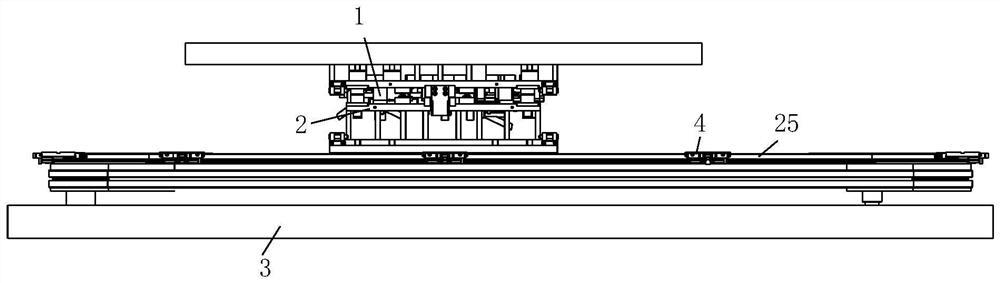 Automobile longitudinal beam forming die