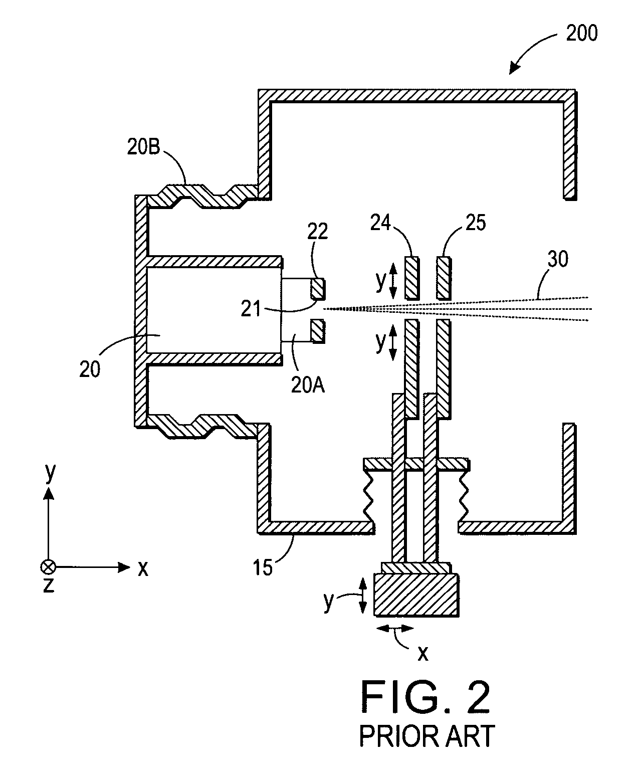 Extraction electrode assembly voltage modulation in an ion implantation system
