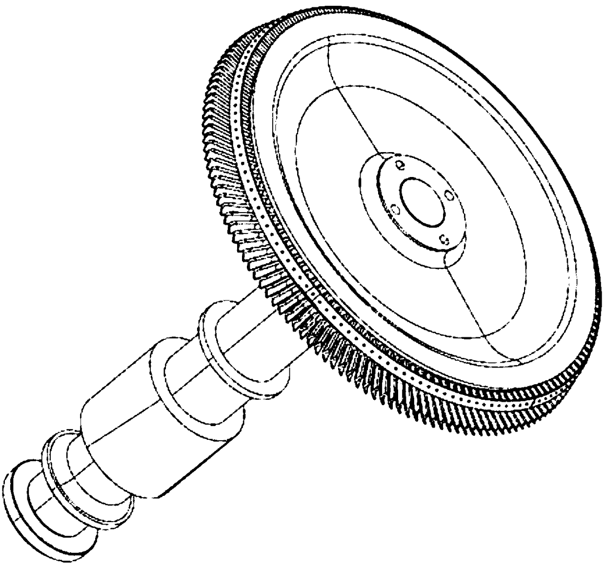 A design method of turbine high speed shaft