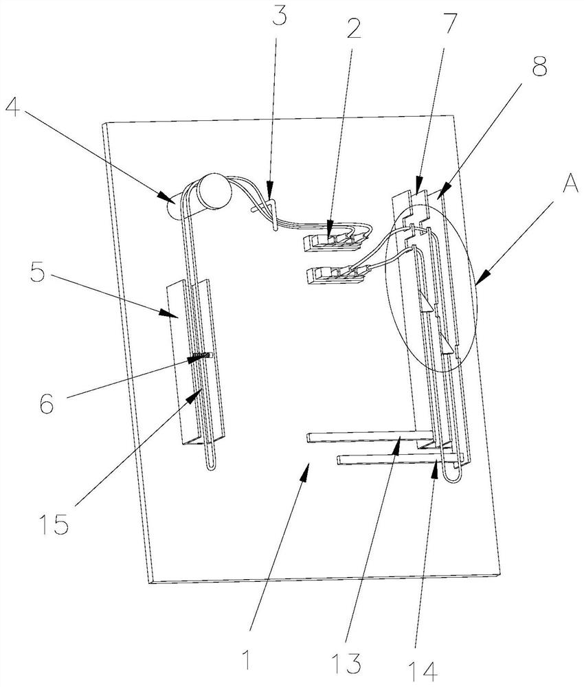 Optical fiber cable management frame and cable management method