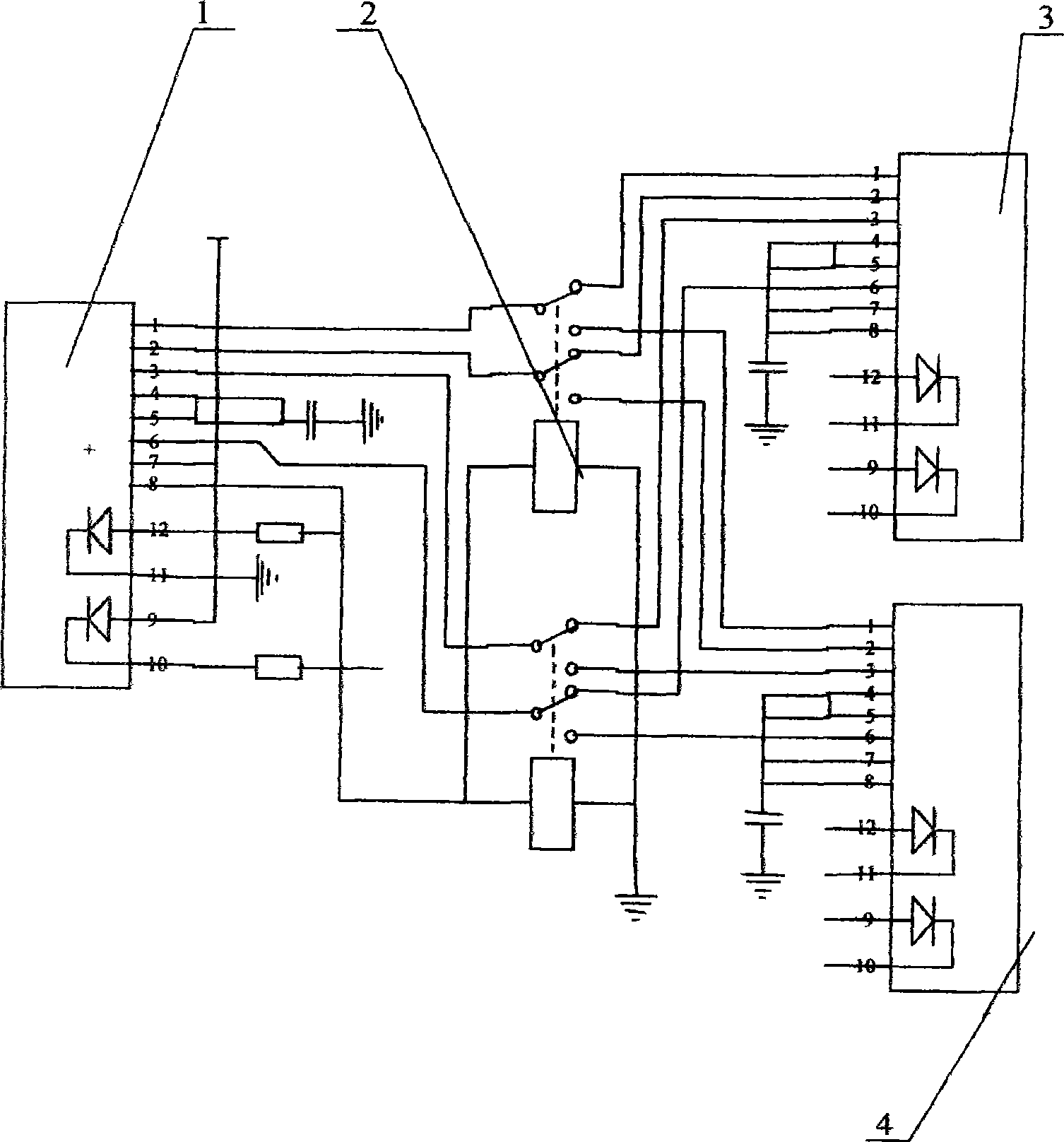 Electronic network switch