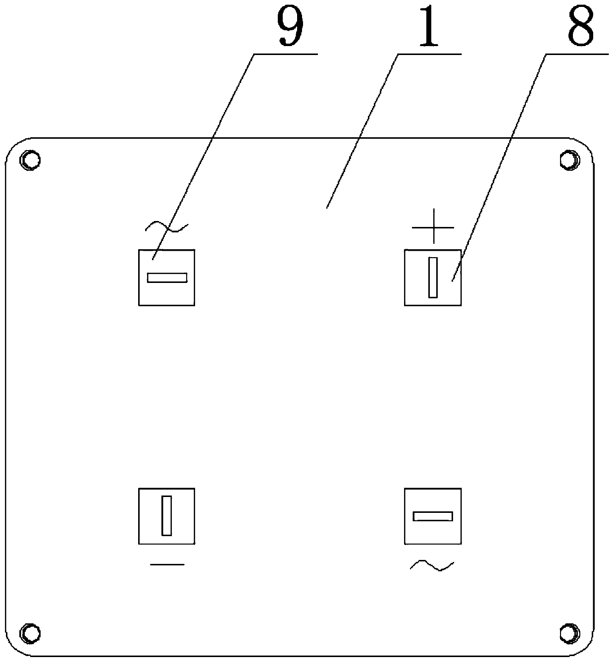 Axial array type rectifier bridge stack