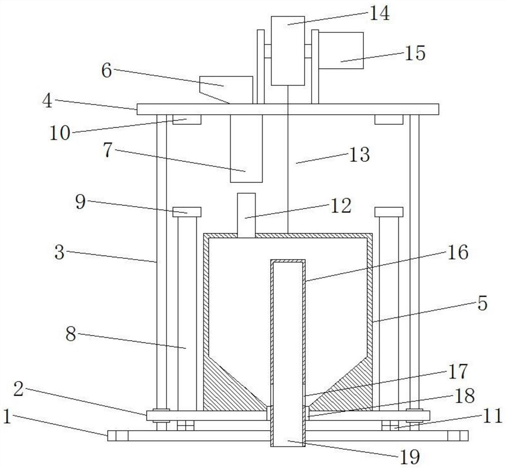 Raw material quantitative feeding device for food processing