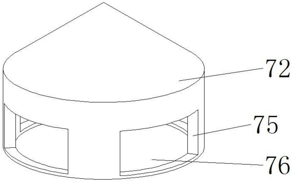 Raw material quantitative feeding device for food processing