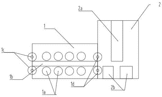 Equipment for producing two-sided stainless steel composite thin strips by explosive composite rolling