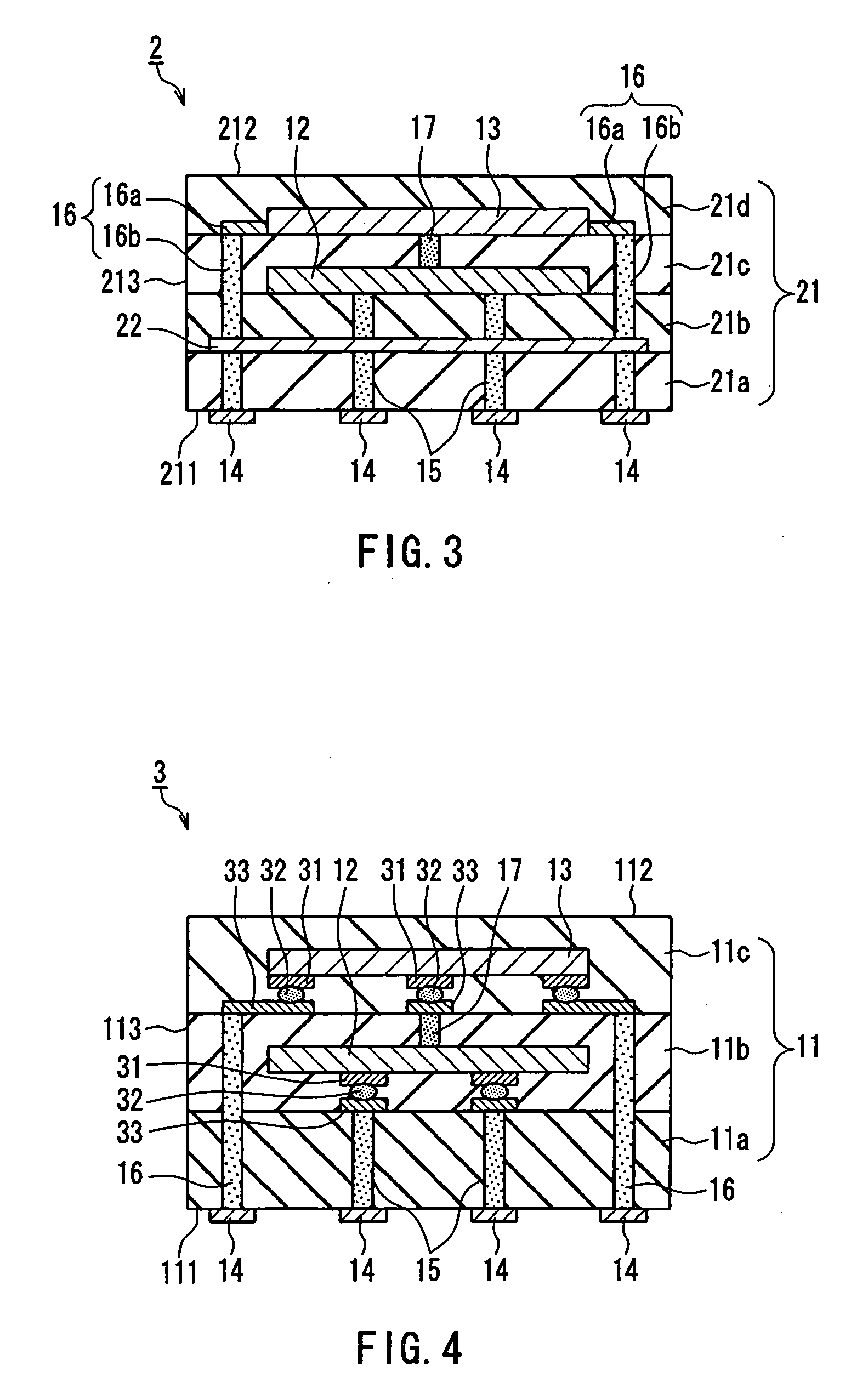 Semiconductor device mounting structure