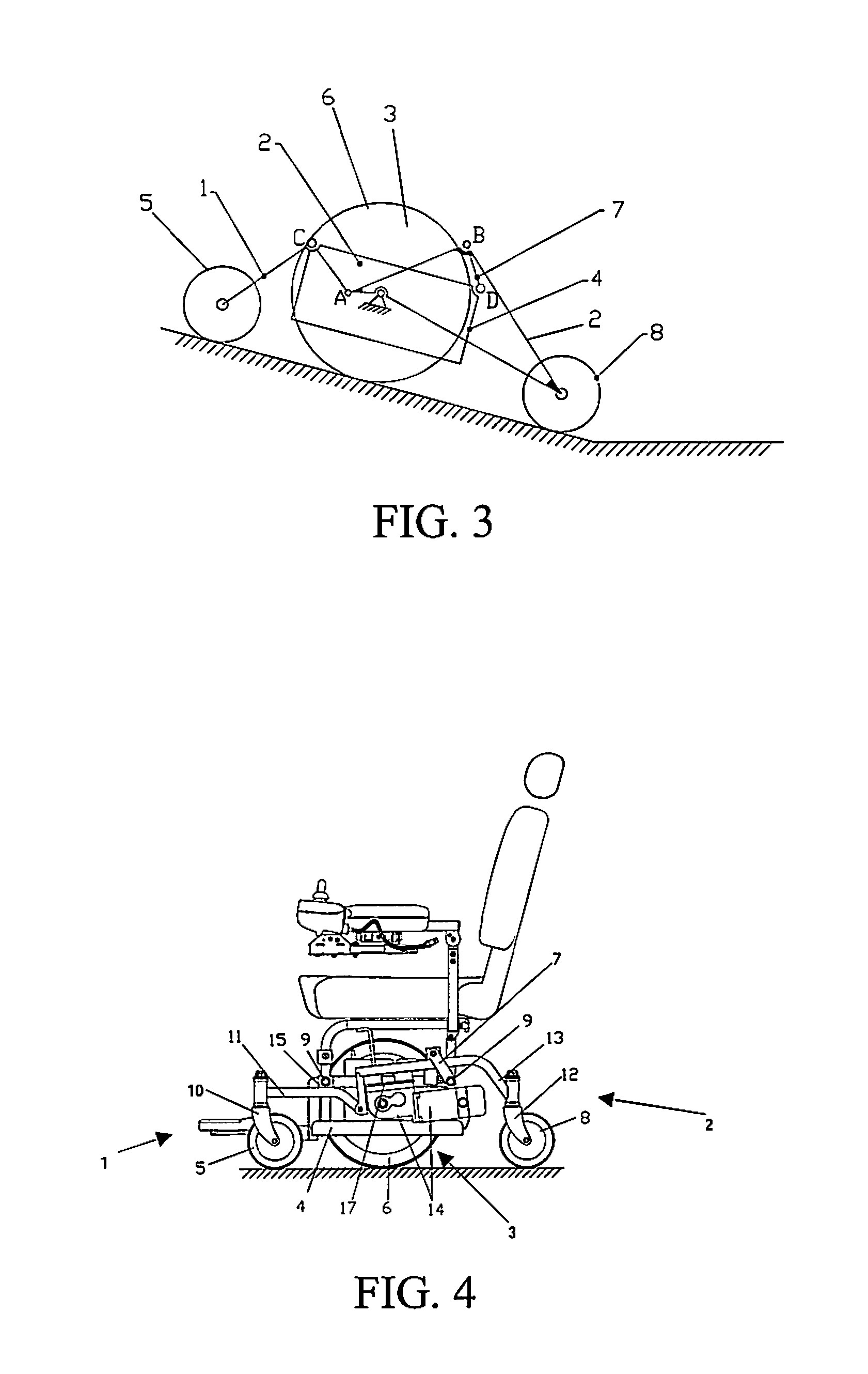 Jointed mechanism of electric wheelchair