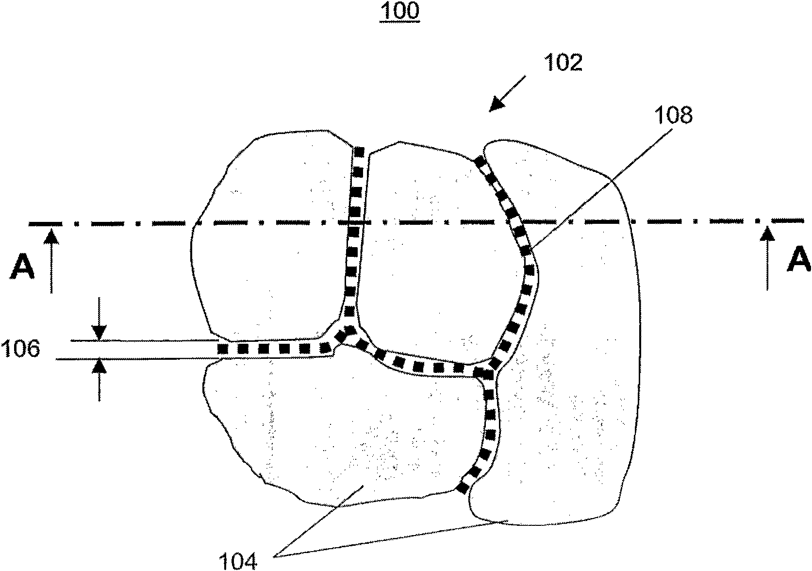 Device for treating perishable objects or liquids and method of fabricating the device
