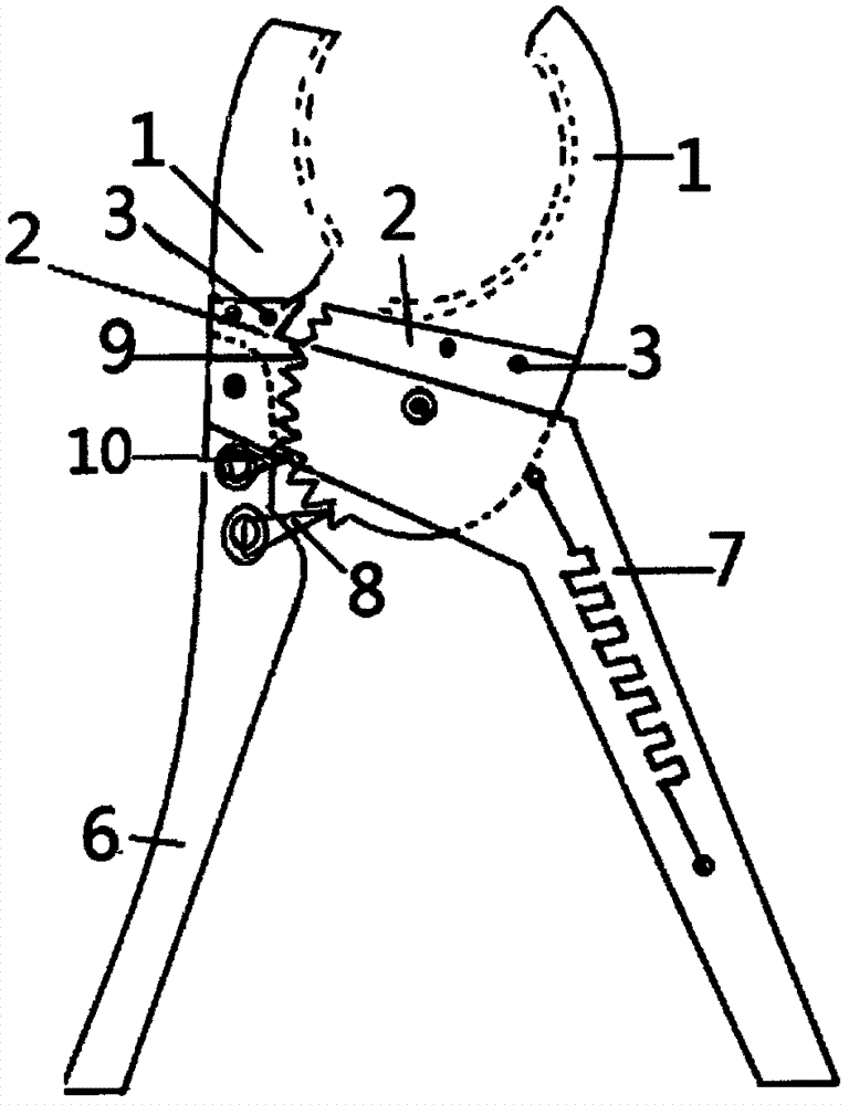 Edge-changeable girdling device